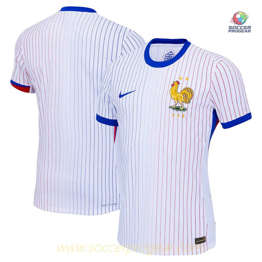 France Team Away Match Team Jersey 2024-25 Edition