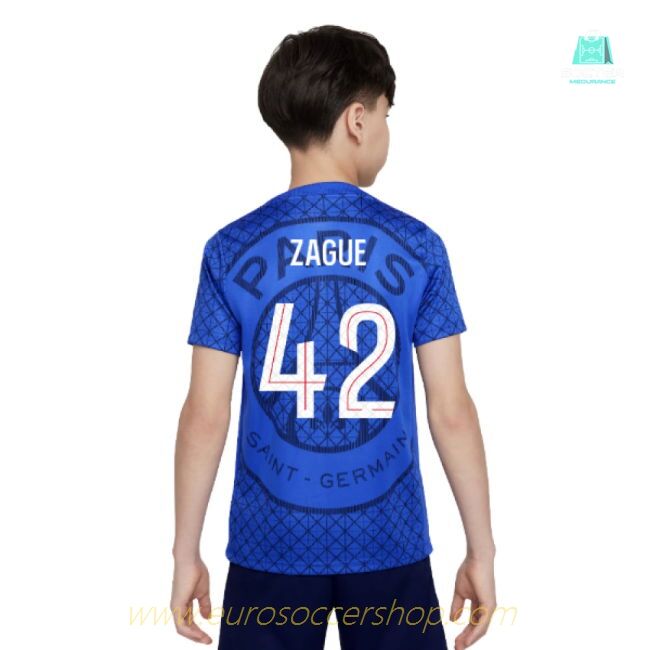 2025-2026 PSG Academy Pro Home Pre Match Shirt (Royal) - Kids (Zague 42)