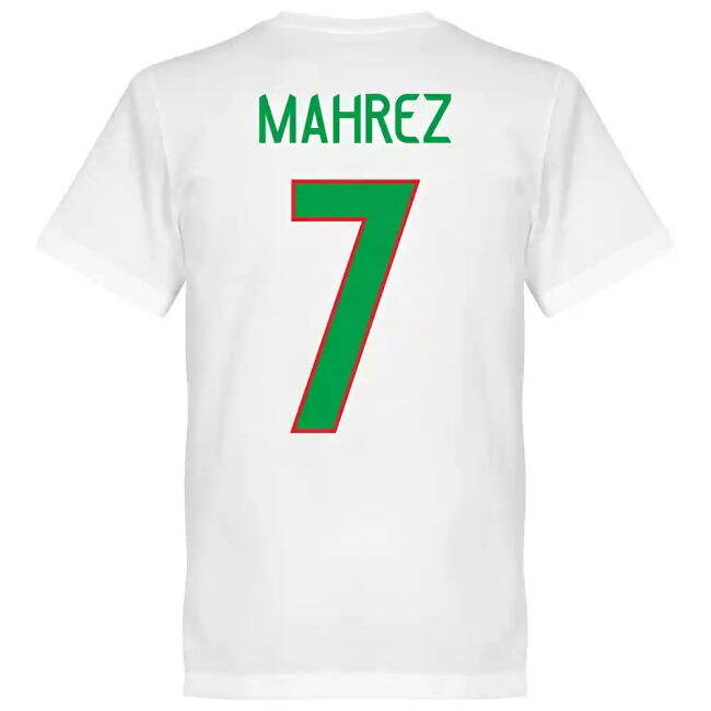 Official 2025-2026 Algeria CAF Home Strip (Mahrez 7)