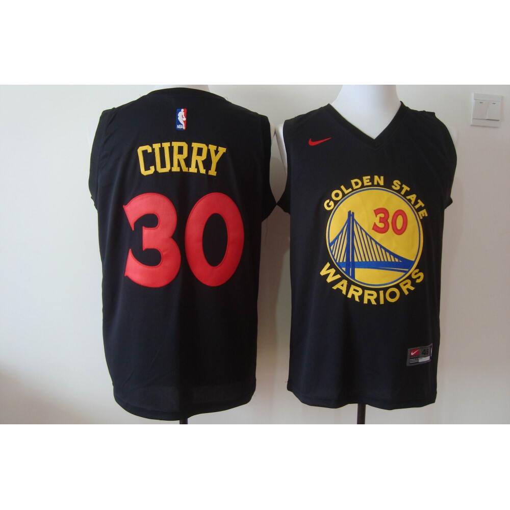 Stephen Curry30 Golden State Warriors Jersey Black - - Basketball Fan Gear