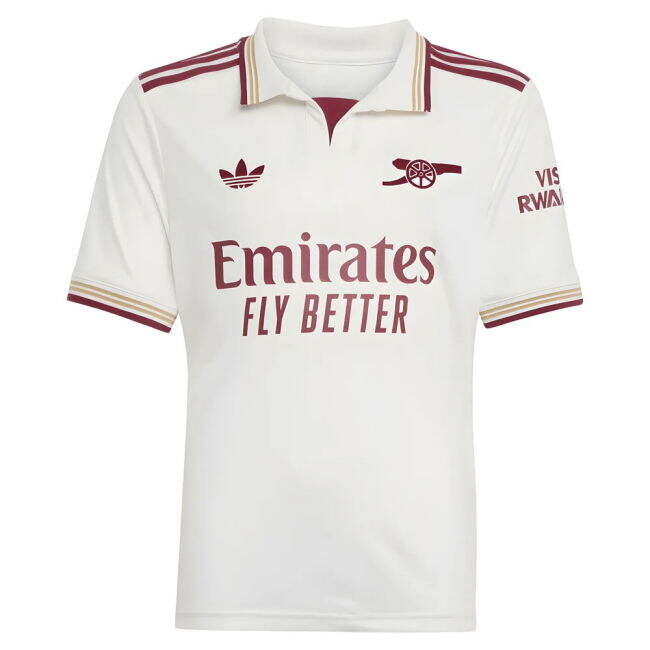 2025-20 Arsenal Third Football Shirt Name Number L S Kids