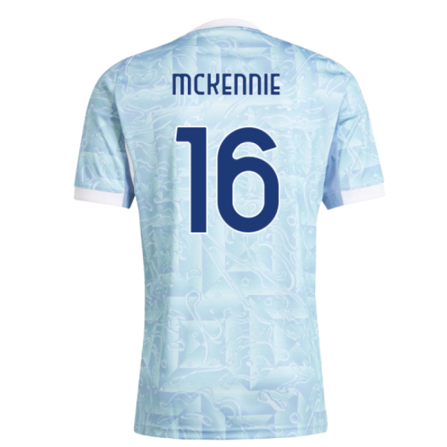 Original Replica Juventus Away Supporter Kit for Adults (McKennie 16)
