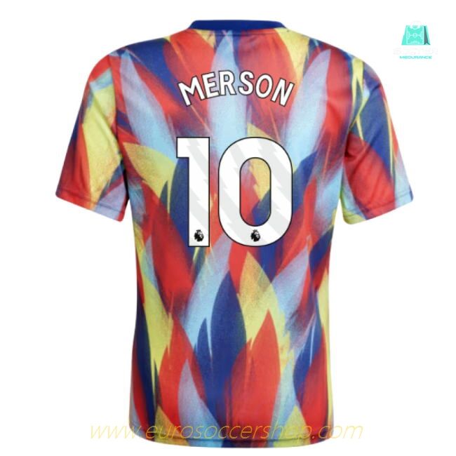 2025-2026 Arsenal Pre-Match Shirt (Victory Blue) - Kids (Merson 10)