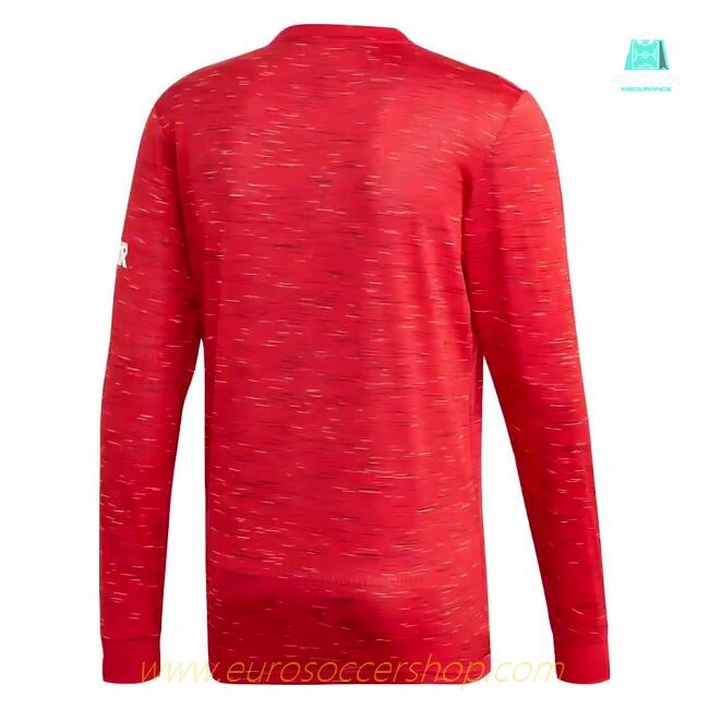 2020-2021 Man Utd Adidas Home Long Sleeve Shirt (Amad 19)