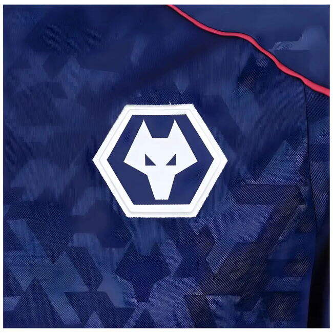 2024-2025 Wolves Pre Match Anthem Jacket - Blue - game day