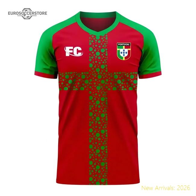2021 Portugal Home Jersey - Top-Tier Match Style Comfortable