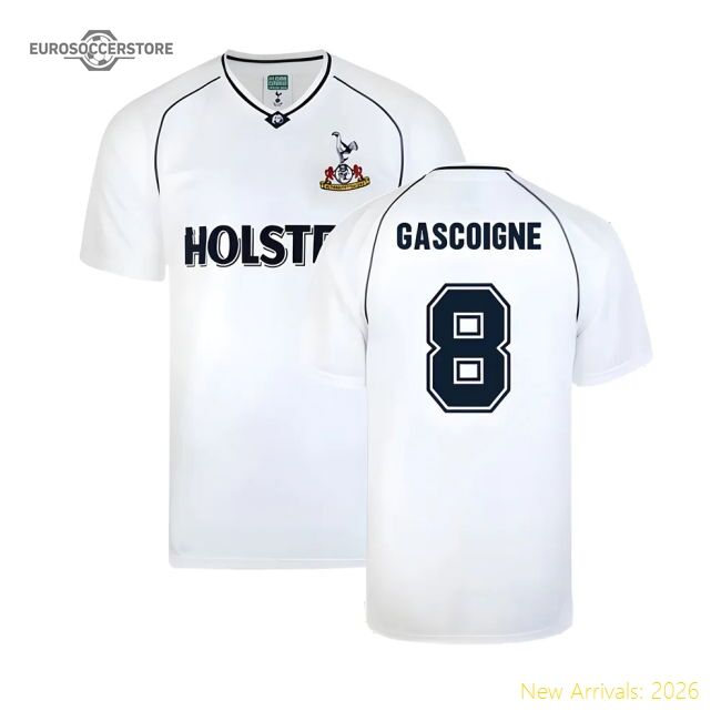 Authentic Tottenham 1991 Fa Cup Semi Final Home Shirt (gascoigne 8)