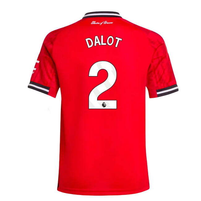 Modern Man Utd 2025-2026 Man Utd Home Shirt (Kids) (Dalot 2) for Tr...