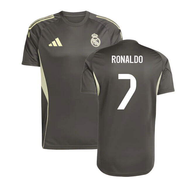 2025-2026 Real Madrid Training Jersey (Utility Grey) (Ronaldo 7)