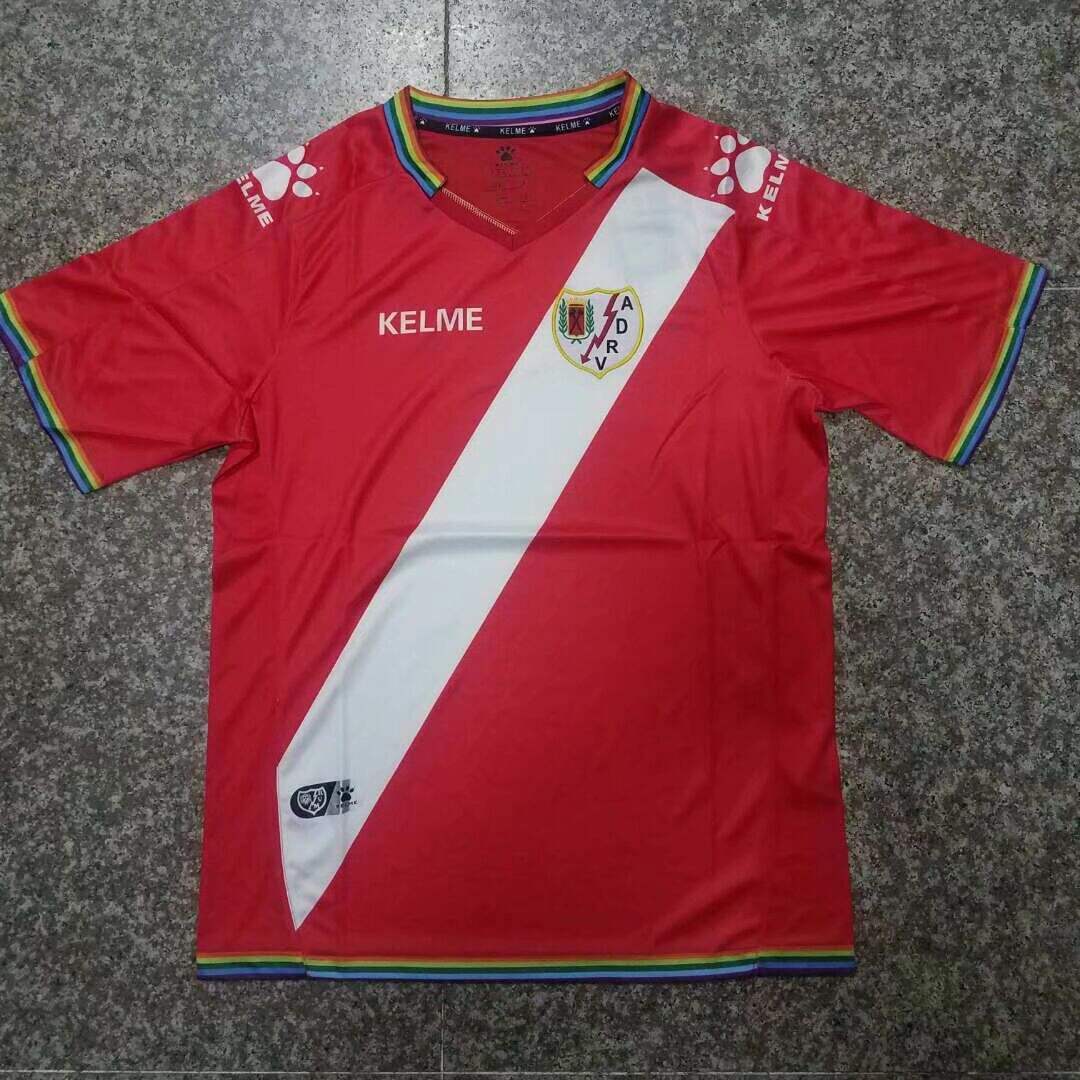Authentic Rayo Vallecano Away 201718 Soccer Jersey Shirt