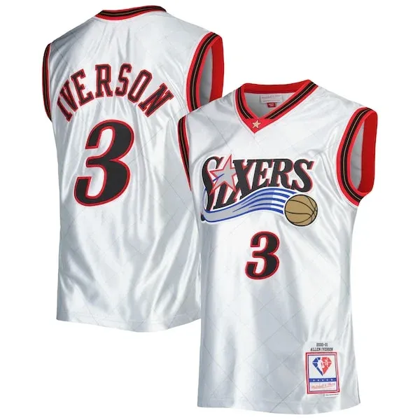 Allen Iverson PHI Swingman Jersey - genuine replica-jersey NBA