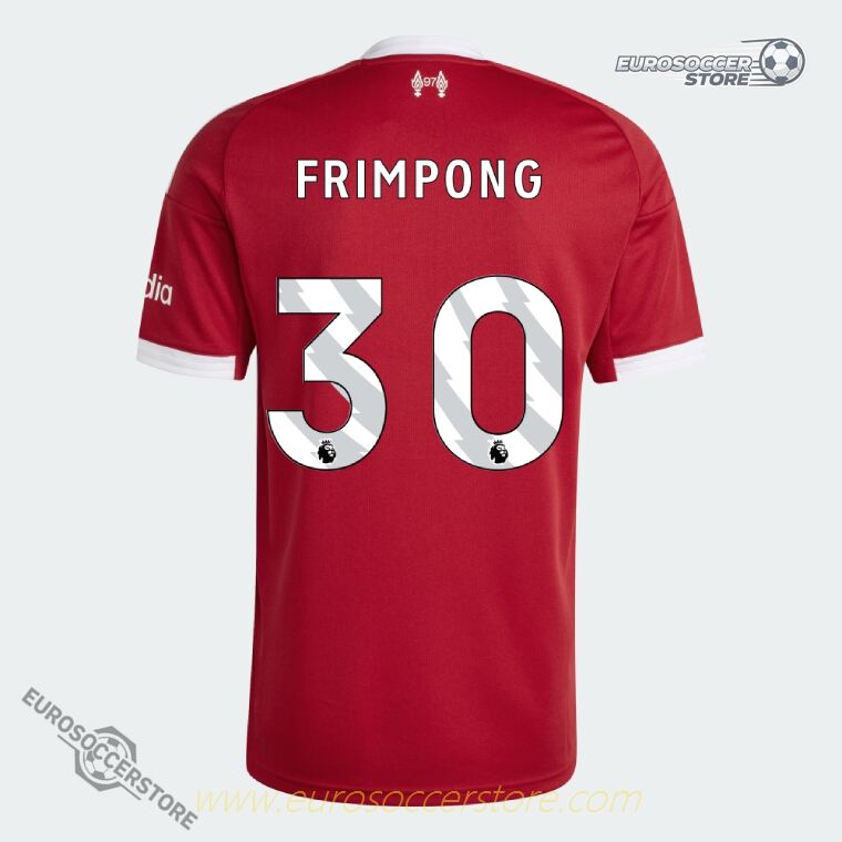 Liverpool FRIMPONG 30 Home Football Jersey 25-26 Season