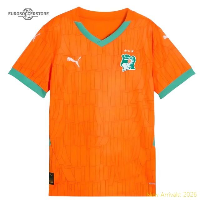 Ivory Coast 20242025 Home Durable Jersey 7years Aeroready