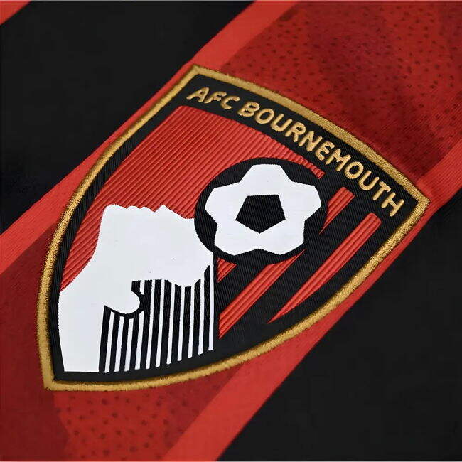Original 2025-2026 Bournemouth Home Shirt Soccer Shirt Official Merchandise