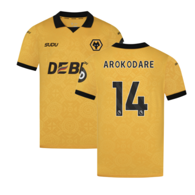 2025-2026 Wolves Home Exceptional Retro Jersey Exclusive Arokodar#302