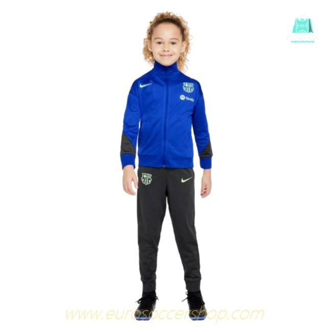 2024-2025 Barcelona Strike Third Tracksuit (Blue) - Little Kids
