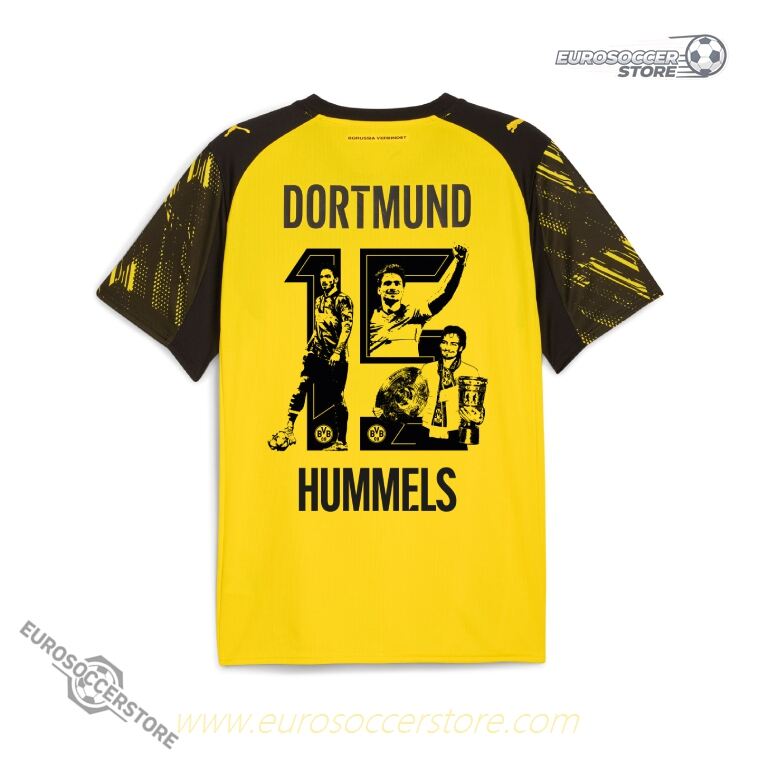 Home Jersey of Hummels for Borussia Dortmund in 25-26 Season