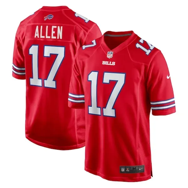 Performance None Game Jersey - Premium Red NFL Fan Jersey | Game Da...