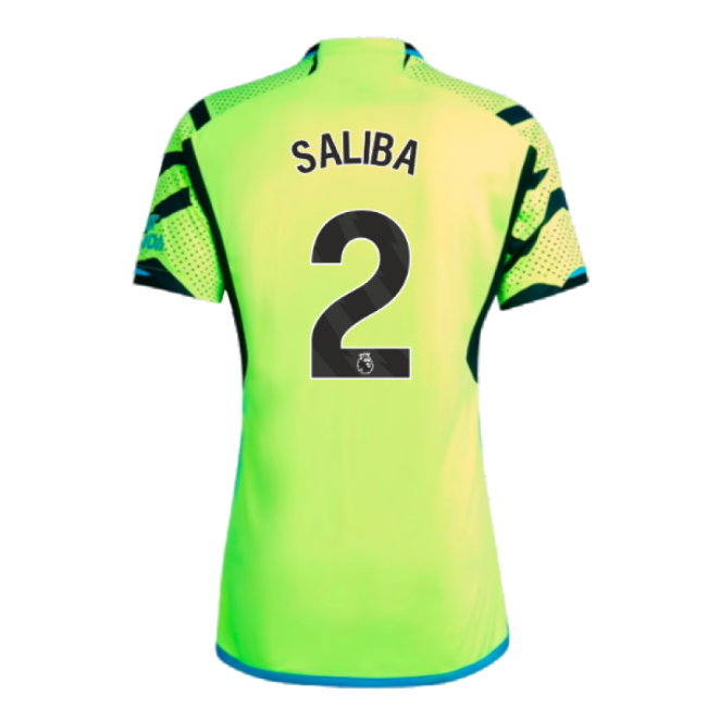 Adult 2023-2024 Arsenal Away Shirt (Saliba 2)