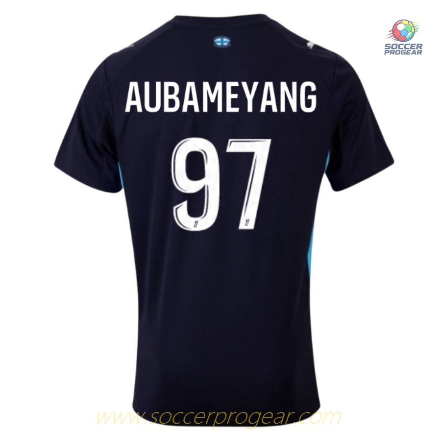 OM Premium Away Team Soccer Football Shirt 2025-2026 Season Aubameyang