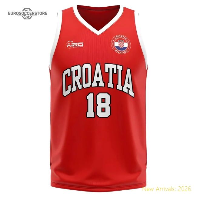 Croatia 2024-2025 Authentic Home Jersey (cro) Athletic Modern