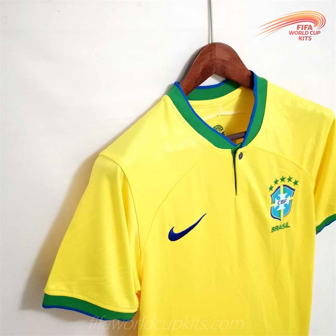 Brazil 2022 World Cup Home Football Kit