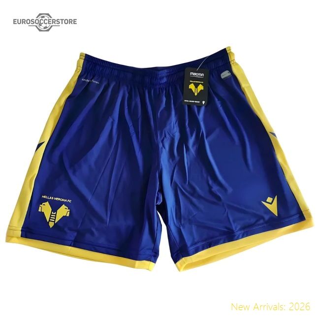 Official Fan-Favorite 2020-2021 Hellas Verona Home Shorts