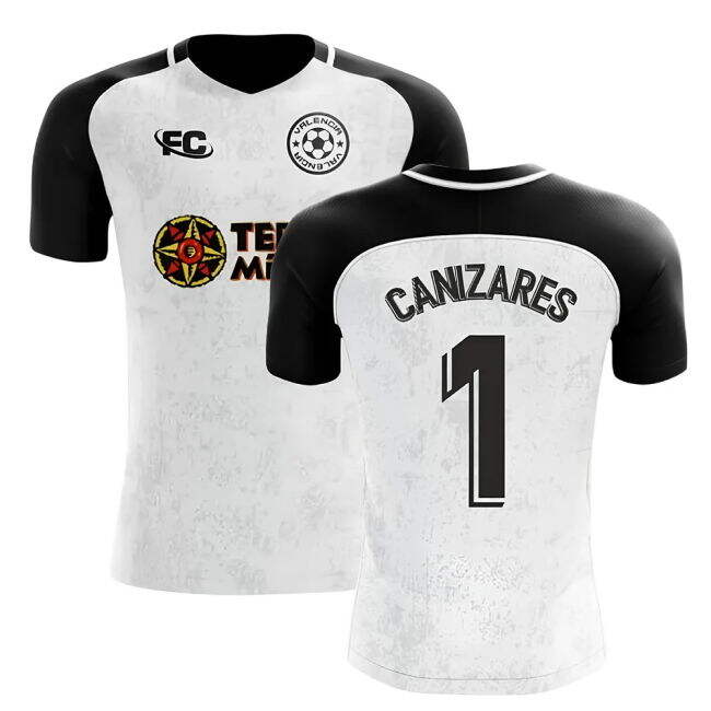 2018-2019 Valencia Home Concept Football Shirt (CANIZARES 1)
