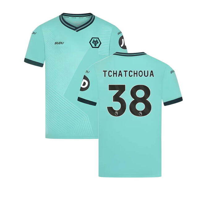 2025-2026 Wolves Away Shirt (Kids) (Tchatchoua 38) - high quality