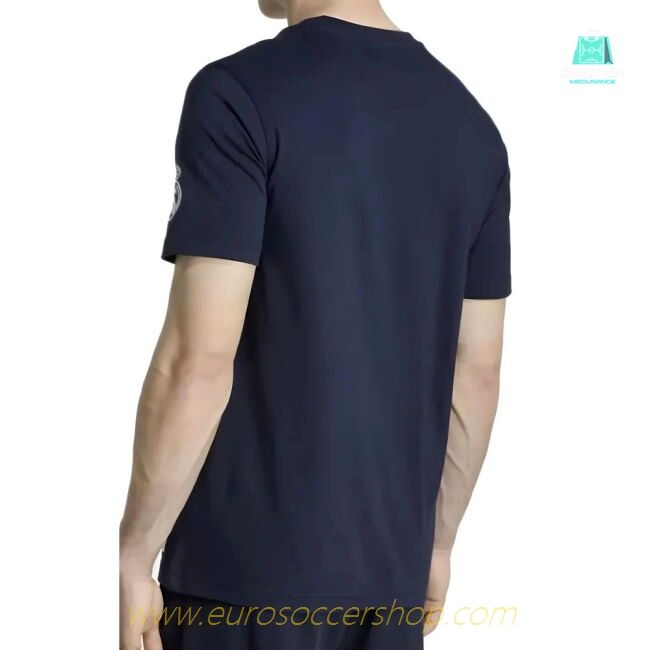 2025-2026 Real Madrid US Tee (Navy) (Figo 10)