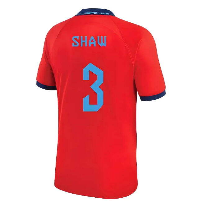 Shaw 3 England A Team High Performance Away Professional Jersey