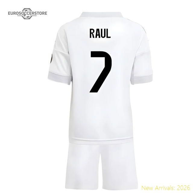 2025-2026 Real Madrid Home Mini Kit (raul 7) - Unbeatable Value