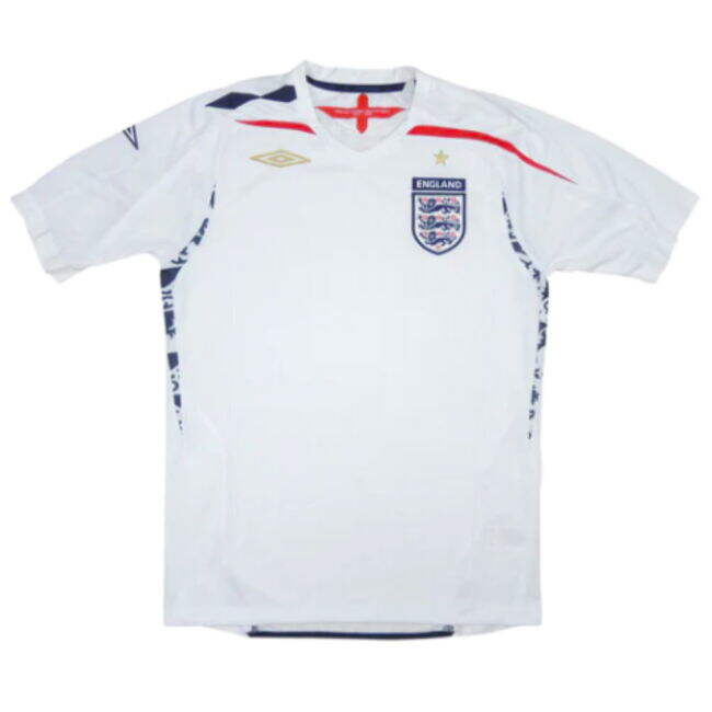 2007-2008 Authentic England Home Jersey