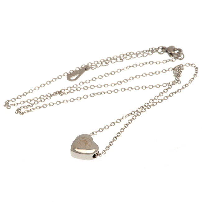 Manchester City FC Stainless Steel Heart Necklace | Match Day