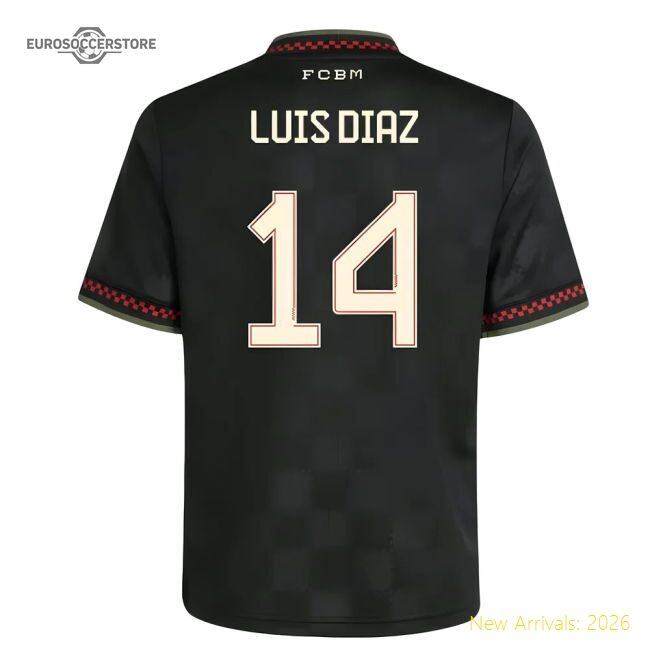 2025-2026 Bayern Munich Alternative Jersey (kids) (luis Diaz 14)