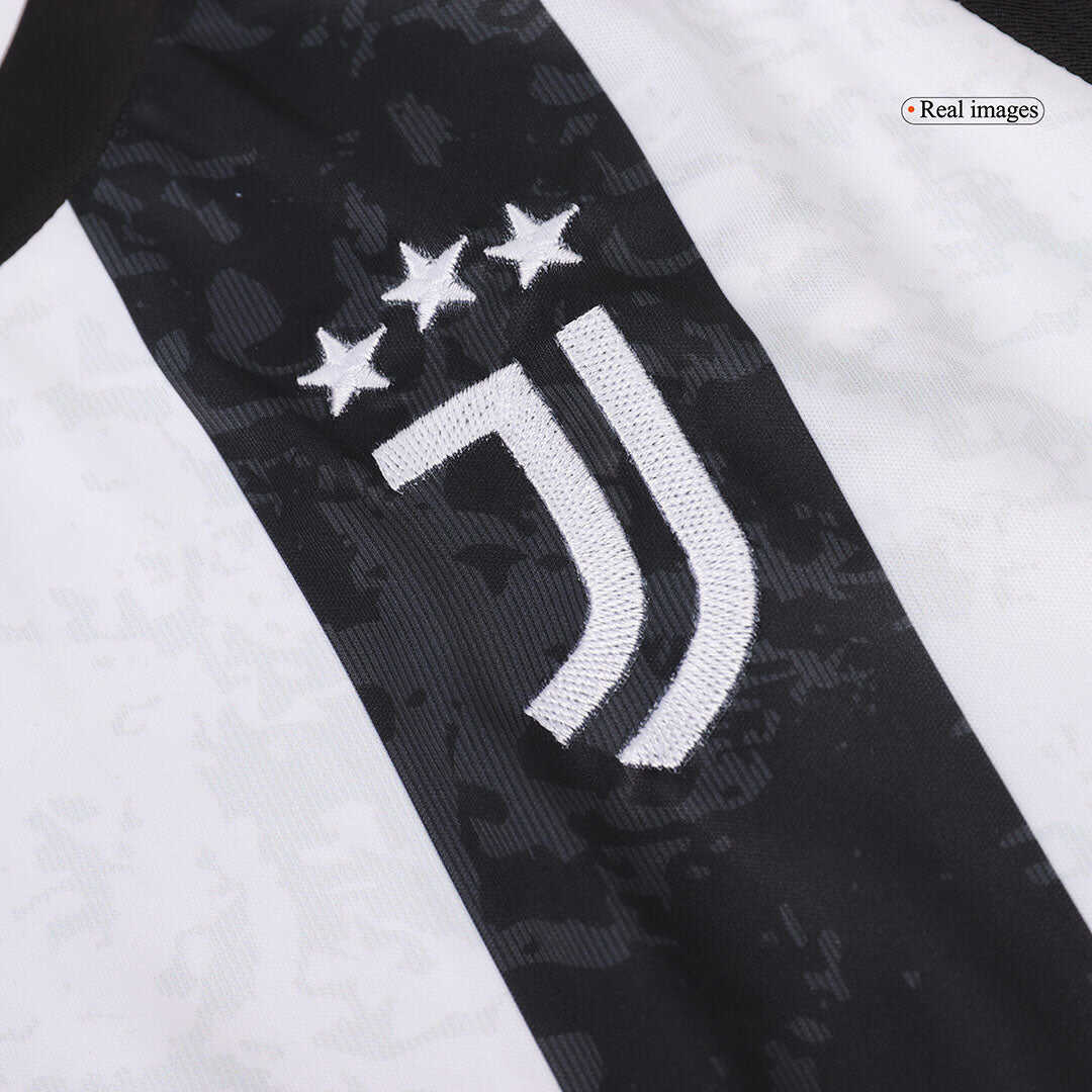 Kid's Juventus Home Soccer Jersey Kit(Jersey+Shorts+Socks) 2024/25Auth