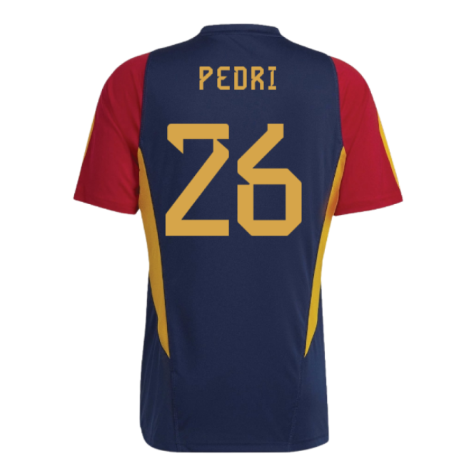 Match Worn Style Spain Top Level Training Player Jersey (Pedri 26)