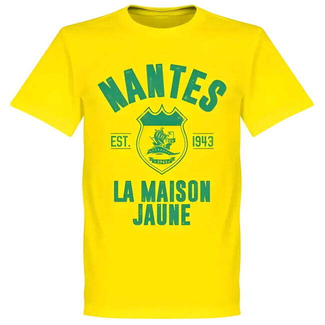 Original 2025-2026 Nantes French T-Shirt Uniform