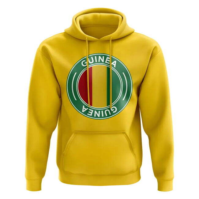 Pro-Grade Aero-Dynamic Guinea Football Badge Hoodie (Yellow)