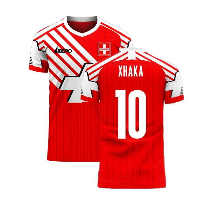 XHAKA 10 Unique Limited Quality Switzerland Concept Limited Shirt