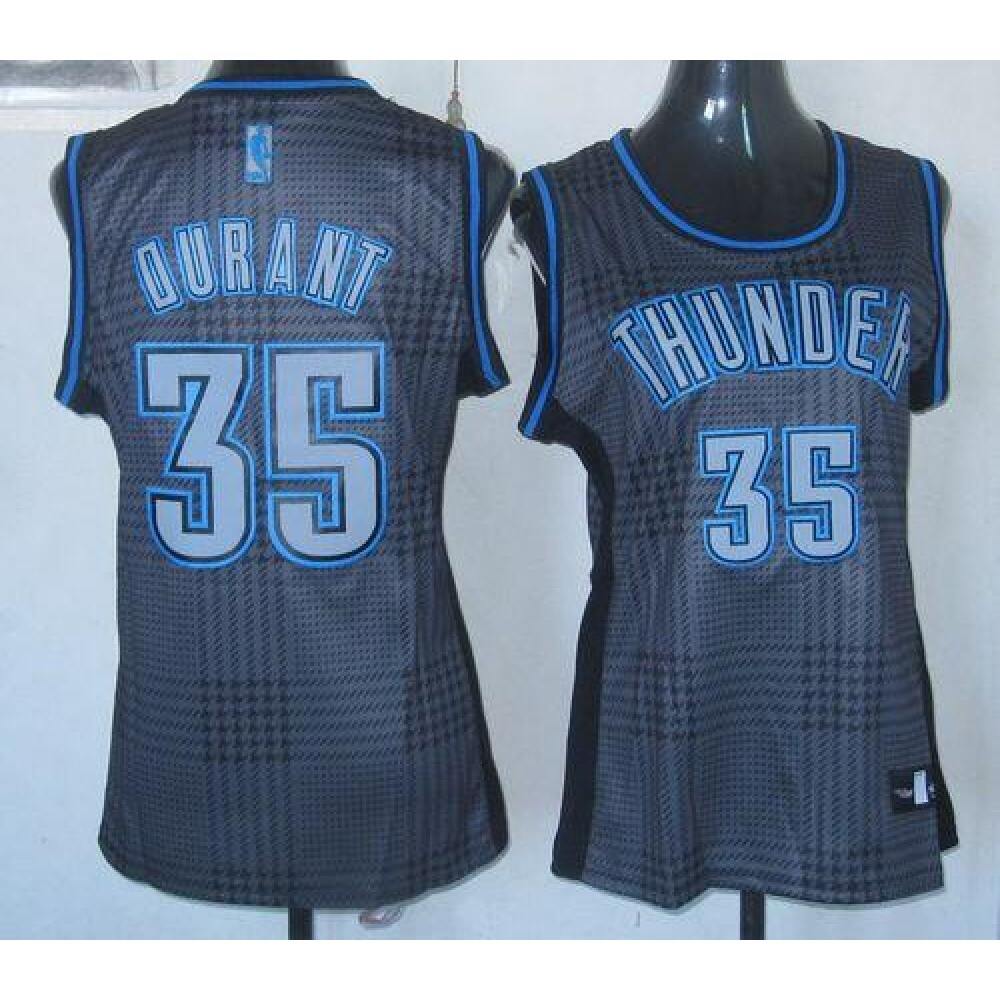 Game Day Modern Men's Thunder #35 Kevin Black Basketball Jersey