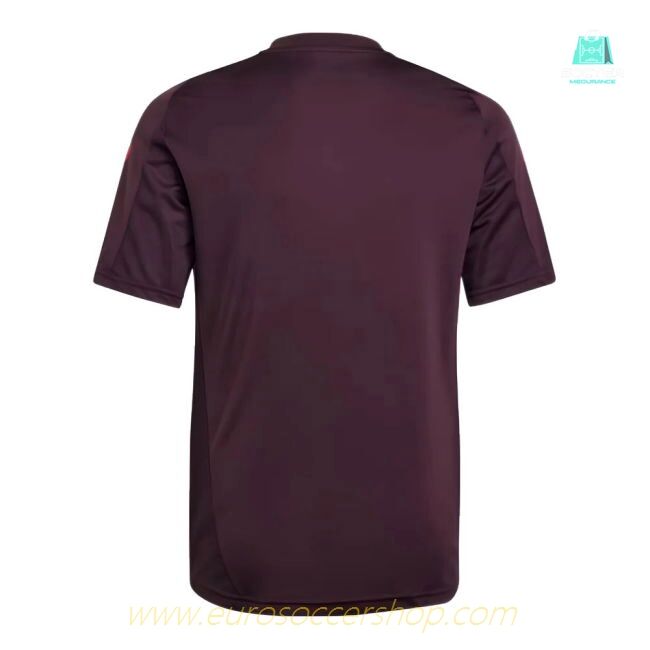 2024-2025 Bayern Munich Training Tee (Shadow Maroon) - Kids (Your Name)