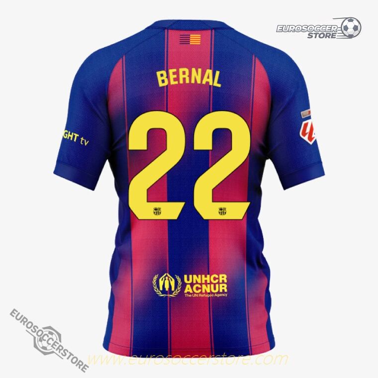 Barcelona x Ed Sheeran El Clásico BERNAL 22 Jersey 25-26 (Player Version)