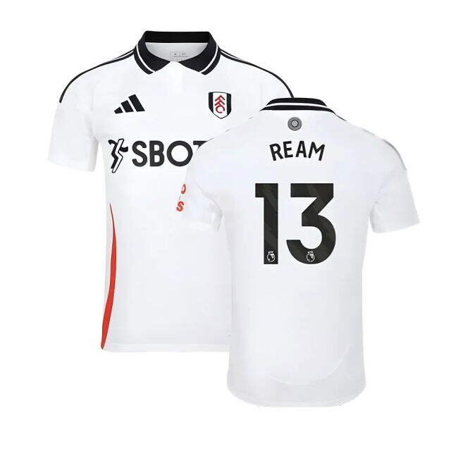 2024-20 Fulham Official Home Football Kit Ream #13 L M S