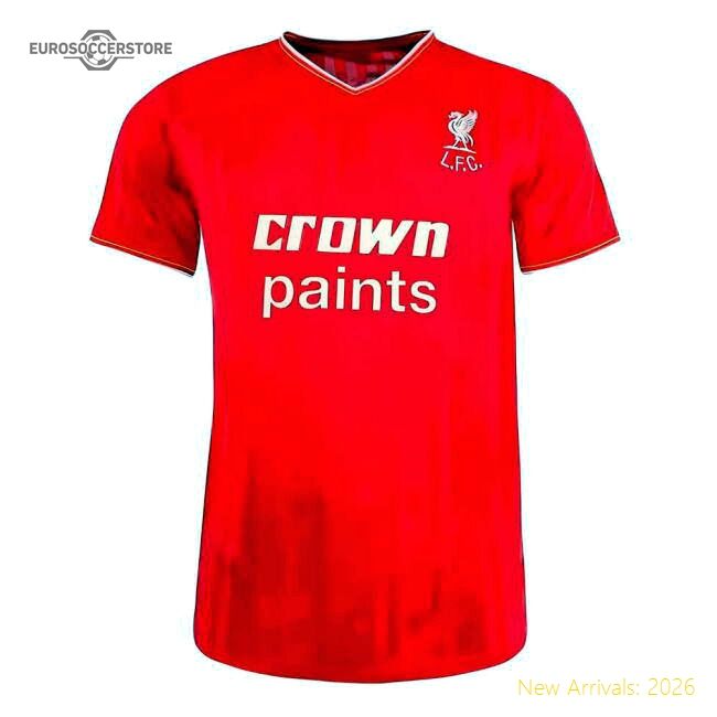 Authentic 1986 Liverpool Crown Paints Home Shirt - Premium Quality