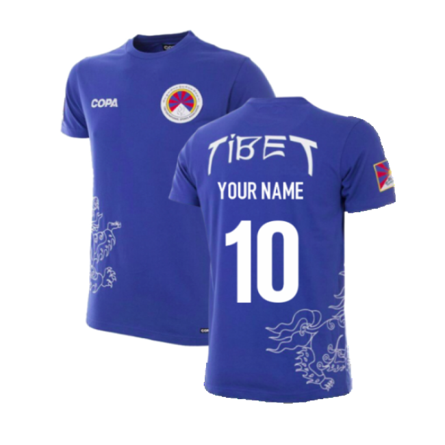 First-class Copa Tibet Tee (blue) (your Name) - Premium Collection