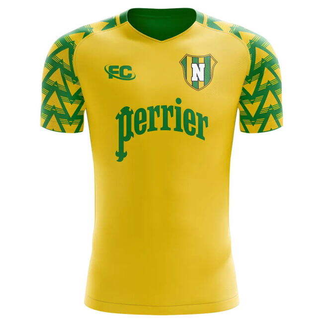 Nantes Official 2018-2019 Home Soccer Jersey - Marseille Football