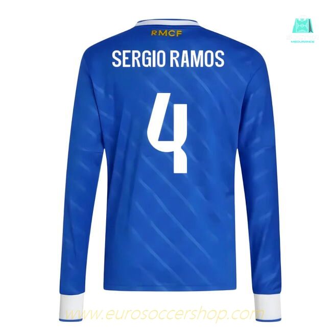 2025-2026 Real Madrid Long Sleeve Third Shirt (Kids) (Sergio Ramos 4)