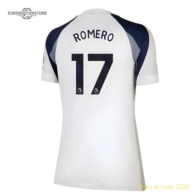Premium 2025-2026 Tottenham Home Shirt (womens) (romero 17) - Premium
