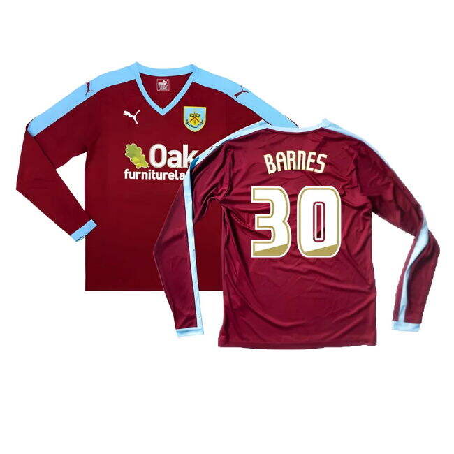 Premium Quality Burnley Long Sleeve Home Shirt Excellent S Barnes ...